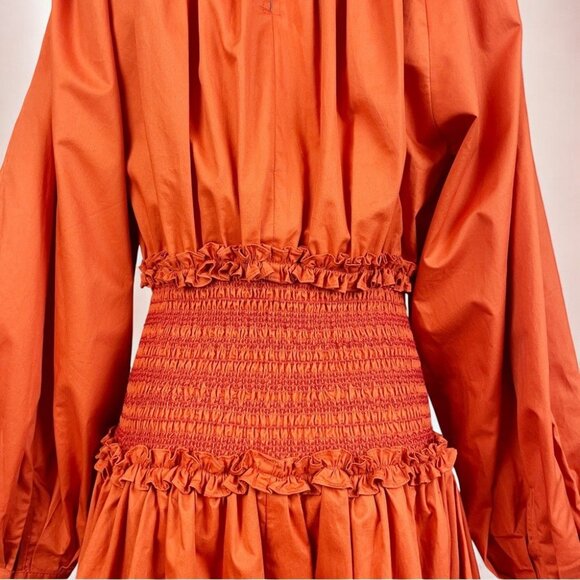 NWT En Saison Esme Midi Dress in Sienna - Picture 4 of 8